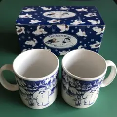 The Snowman 雪だるま マグカップ 2個セット