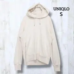 UNIQLO 連帽衛衣 S 白色 男女皆宜 純棉