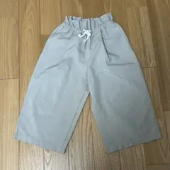 GU ワイドパンツ120cm ライトグレー