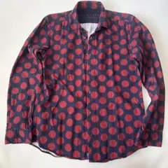 BURBERRY「バーバリー 」BLACK LABEL ドット柄　長袖シャツのサムネイル