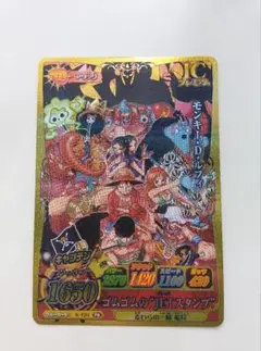 ワンピーベリーマッチIC　ルフィ　ゴムゴムのJETスタンプ　プロモカード