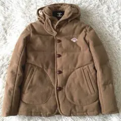 【美品✨】ダントン ビームス別注 ウールモッサ ダウンジャケット ベージュ 34