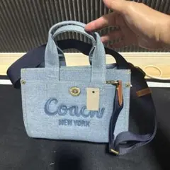 Coach デニムショルダーバッグ (BRANDNEW)
