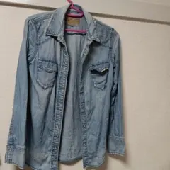デニム　ブラウス　上着　ジャンク品