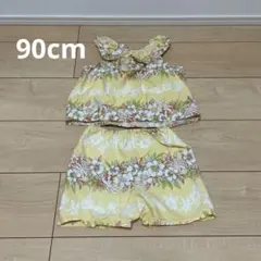 ハイビスカス柄セットアップ