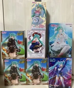 初音ミク 10個 美少女フィギュア まとめ売り 桜ミク 和風喫茶 ラスカル