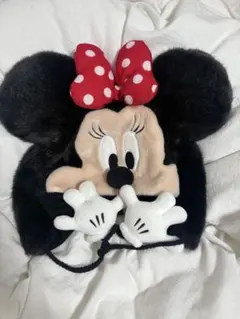 ミニーマウス キャラクター帽子 フリーサイズ