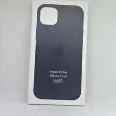 新品-純正互換品-iPhone15plus 　シリコンケース　ブラック