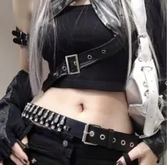 迷彩柄　オフショルダー　コルセット　長袖トップス　BigGold y2k 韓国 迷彩柄 オフショルダー コルセット 長袖トップス BigGold y2k 韓国
