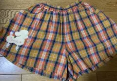 SHIRAKABA TOKYO チェック　キュロットスカート　110