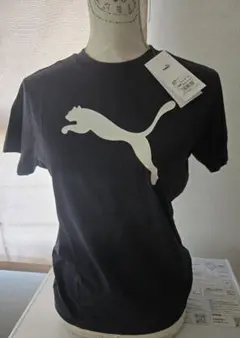 PUMA キッズ Tシャツ 160cm ブラック　新品タグ付きのサムネイル