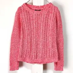 子供服（130）ギャップキッズ　長袖セーター　ニット　透かし編　綿　女の子