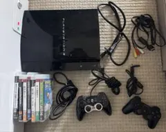 PlayStation 3 本体 + コントローラー2個 + ゲーム5本