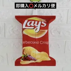 Lay's ポテトチップス 風 ティッシュケース barbecued カバー