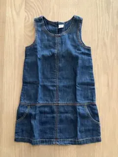 baby GAP デニムノースリーブワンピース 105