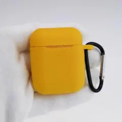 AirPods 1・2 シリコンケース ライトオレンジ [138]