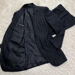 美品　DOLCE&GABBANA MARTINI スーツ D&G裏地 ストライプ