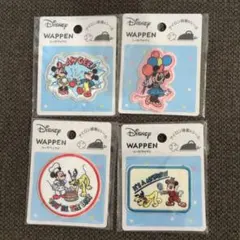 Disney WAPPEN ディズニーミッキーアンドミニー 4種セット