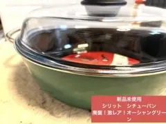 【新品】Silitシリットシラルガンシチューパン 28cmオーシャングリーン蓋付のサムネイル
