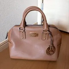 MICHAEL KORS ブラウン ミニボストン ハンドバッグ