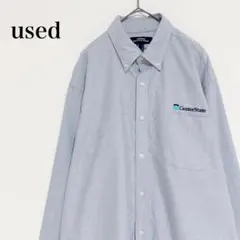 古着 LANDS' END 企業ロゴ L/S shirt L