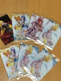 プリキュアウエハースカード　ドキドキプリキュア７枚セット