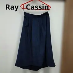 Ray Cassin フレアスカート ネイビー M