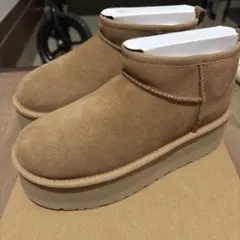 UGG プラットフォーム　クラシックウルトラミニ24.0cm