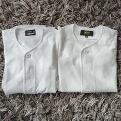 H*p様 ホワイト ユニフォーム(練習着) 2枚セット140