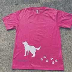 PeaceWankoJapan 半袖Tシャツ ピンク Sサイズ 夢之輔デザインのサムネイル