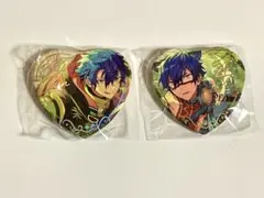 あんスタ　中国　傾心ハート缶バッジ　漣ジュン