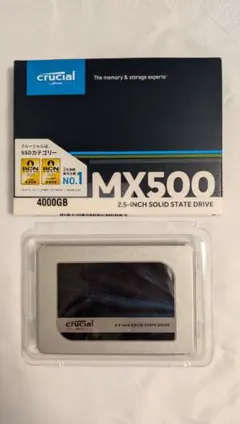 Crucial MX500 4TB(2.5インチ SATA SSD)のサムネイル