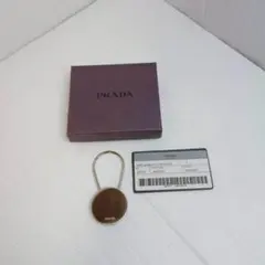 【箱・カード付】PRADA プラダ メタル キーリング シルバー M717Xのサムネイル