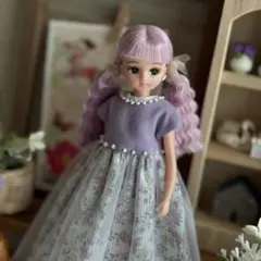 夏のワンピース ⑫ リカちゃん服／ブライスアウトフィットのサムネイル
