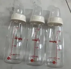 ピジョン　ガラス哺乳瓶 200ml 3本セット