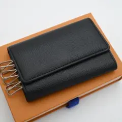 極美品　鑑定済✨ルイヴィトン ミュルティクレ6 キーケース タイガ 黒