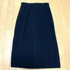 伊太利屋　ブラック　スリット入り　ステッチ　タイトスカートのサムネイル