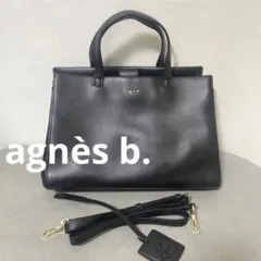 agnès b. VOYAGE 2WAY ショルダーバッグ　ハンドバッグ