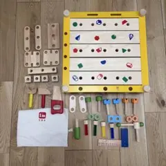 木のおもちゃ 知育玩具 大工 アイムトイ社 カーペンターテーブルのサムネイル
