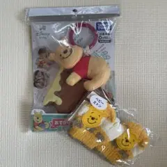 東京ディズニーリゾート　プーさんのおもちゃとベビーミトン2点セット