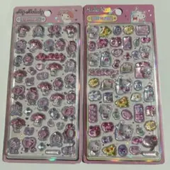 2枚　海外正規品　ライセンス有　立体シール　サンリオ　ボンボンドロップシール