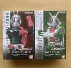 開封して発送❗️SHODO 仮面ライダー04 掌動XX フィギュア 新1号 新2号 