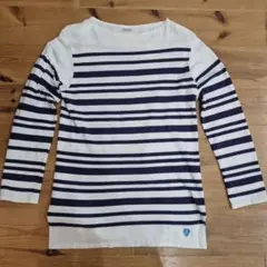 【フランス製】ORCIVAL オーシバル バスクシャツ ボーダー サイズ4 蜂のサムネイル
