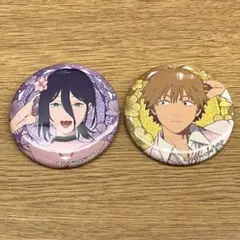 チェンソーマン　プリンスホテル　グリッター缶バッジ　　デンジ　レゼ　2点セット