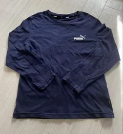 PUMA ネイビー 長袖カットソー 100cm
