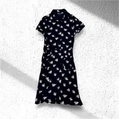 agnes b.（アニエスベー）　花柄シャツワンピース