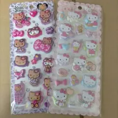 ハローキティ シール 2シートセット　もちもちマシュマロ　正規品