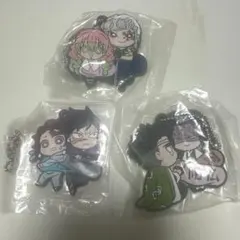 鬼滅の刃　キャラばんちょうこう　ラバーマスコット　炭治郎、玄弥、蜜璃、宇髄、行冥