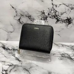 (極美品)大人気、折財布、2つ折、ラウンドジップ、オールレザー、サフィアーノ