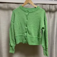 ラメ入り　カーディガン